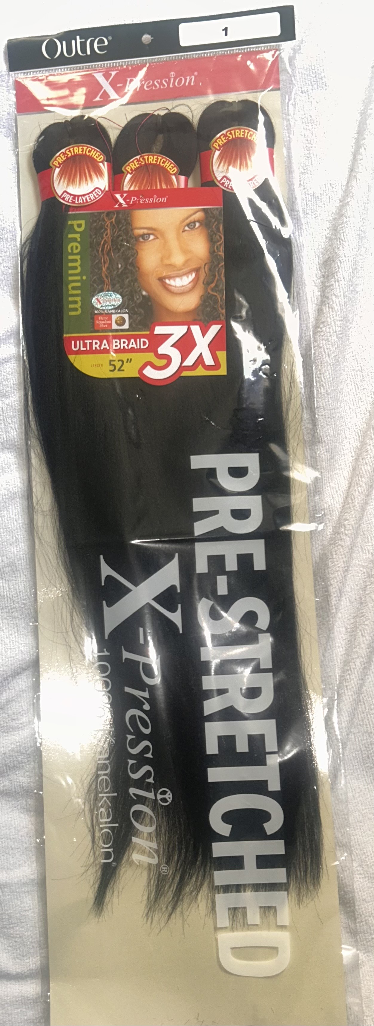 1 Outre 3X X-Pression Braid Pre Stretched Braid 52"