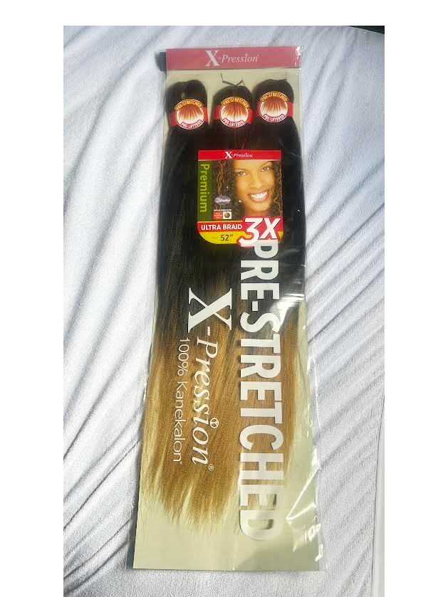 2T1B/27 Outre 3X X-Pression Braid Pre Stretched Braid 52"