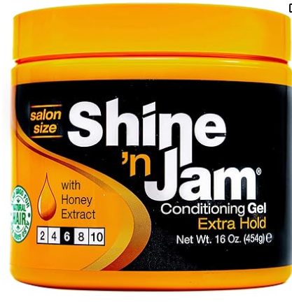 Shine 'n Jam Conditioning Gel Extra Hold for Braids, Twists, and Frizz Control