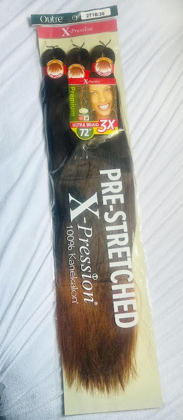 2T1B/30 Outre 3X X-Pression Braid Pre Stretched Braid 72"